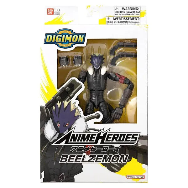 Anime Heroes Digimon Beelzemon 6.5” Action Figure
