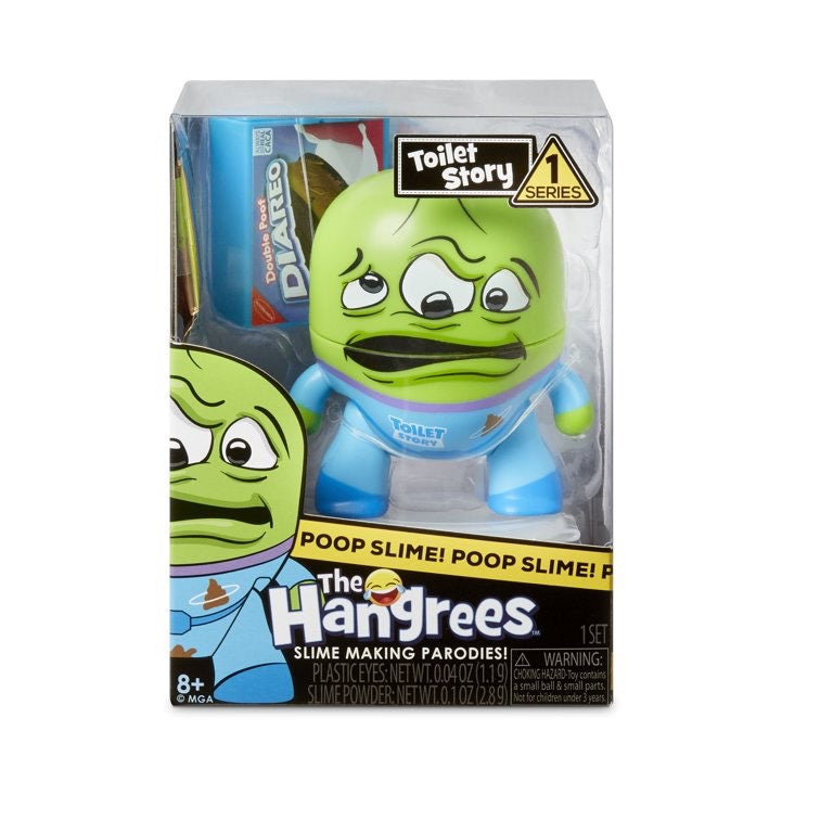 The Hangrees Toilet Story Collectible Parody Figure with Slime