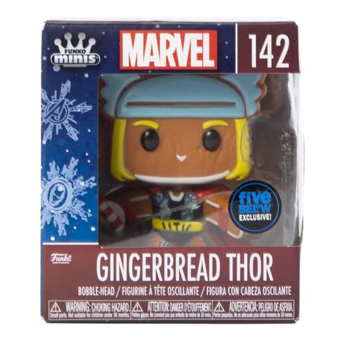 Funko Mini Vinyl Marvel Holiday Gingerbread Thor Exclusive Figure #142