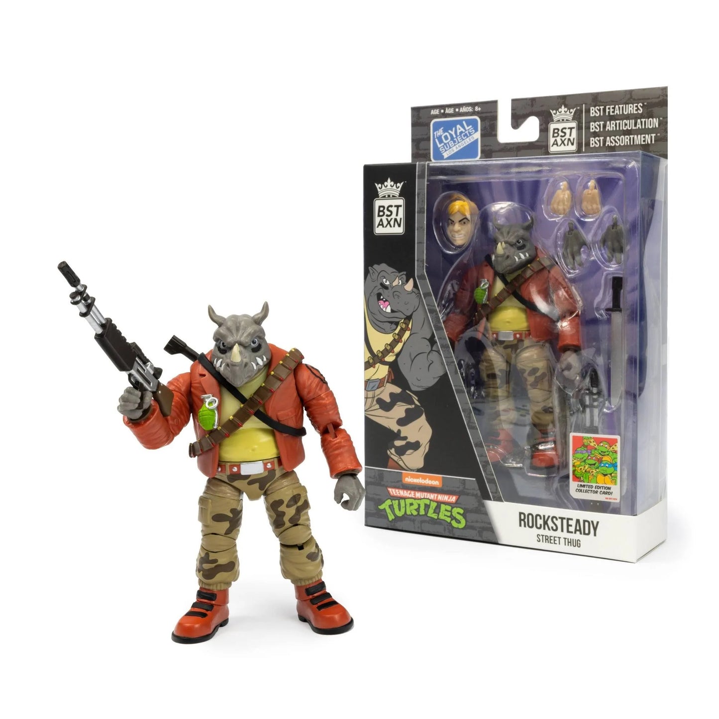 TMNT BST AXN Rocksteady Street Thug 5” Action Figure