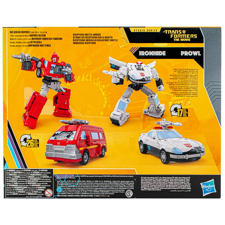 Transformers Studio Series Buzzworthy Bumblebee 86-24-BB Ironhide & 86-20-BB Prowl 2-Pack Figures