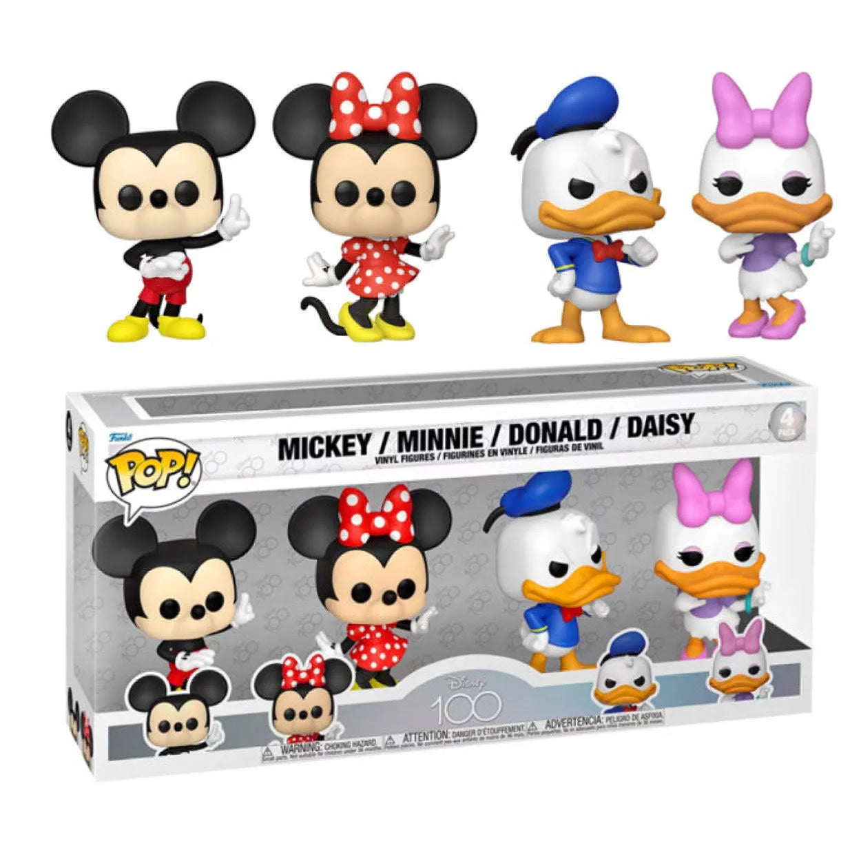 Funko Pop! Disney 100 Classics 4PK - Daisy Duck Exclusive Vinyl Collectible Figure
