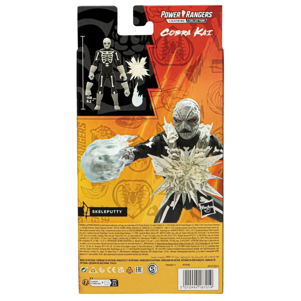 Power Rangers Lightning Collection Mighty Morphin X Cobra Kai Skeleputty Action Figure