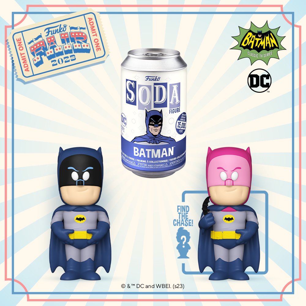 Funko Pops! DC Comics Vinyl Soda Batman 1966 Limited Edition Figure