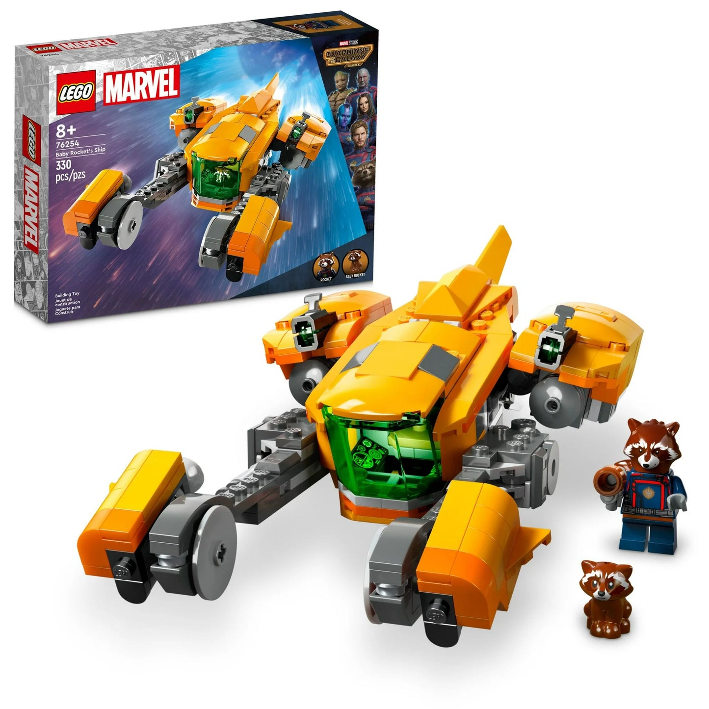 LEGO Marvel Baby Rocket’s Ship Buildable Spaceship Guardians of the Galaxy 76254
