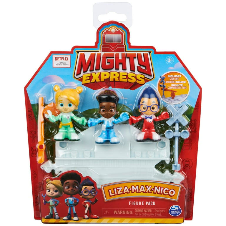 Mighty Express Liza. Max & Nico Mini Figure 3-Pack