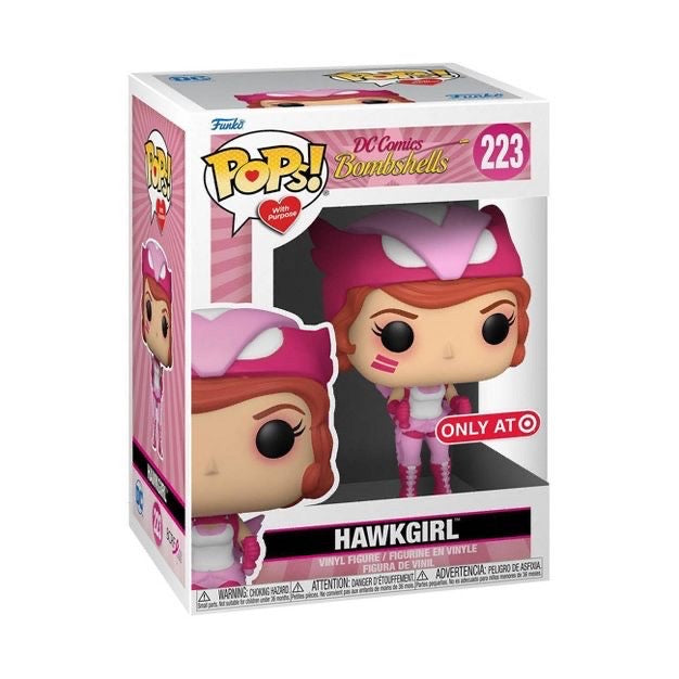 Funko Pops! Hawkgirl Breast Cancer Awareness Exclusive #223