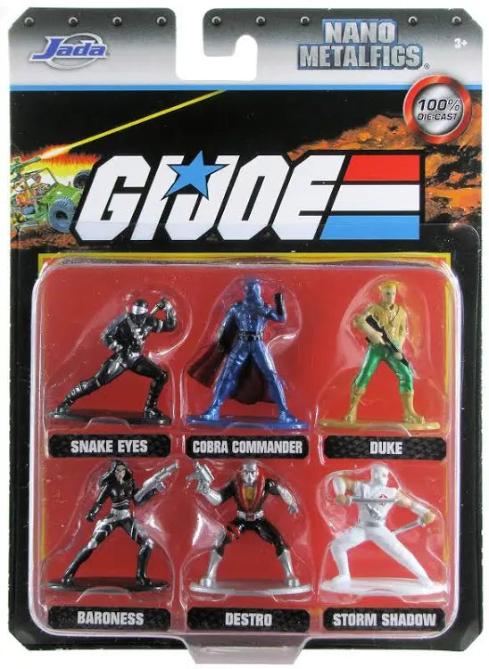 Jada Toys Nano Metal Figure G.I. Joe 6 Pack