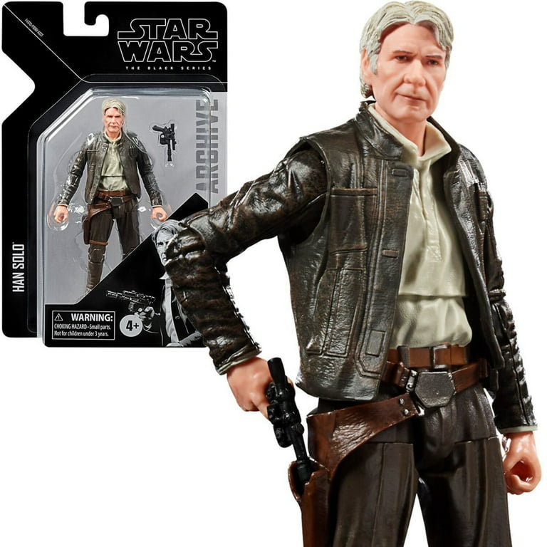 STAR WARS The Black Series Archive Han Solo Toy 6” The Force Awakens Collectible Action Figure