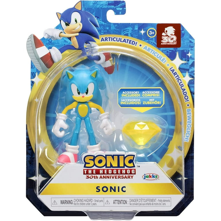 Sonic The Hedgehog 30th Anniversary 4” Figure Neon Sonic