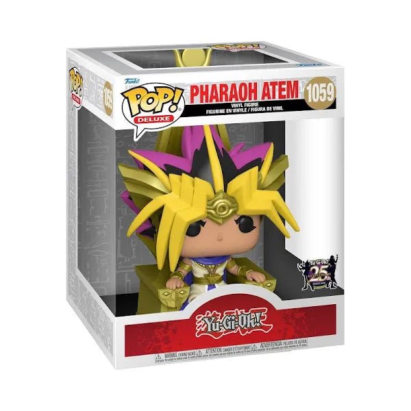 Funko Pop! Deluxe: Yu-Gi-Oh 25th Anniversary Atem Pharaoh Yugi (Metallic) Vinyl Figure #1059