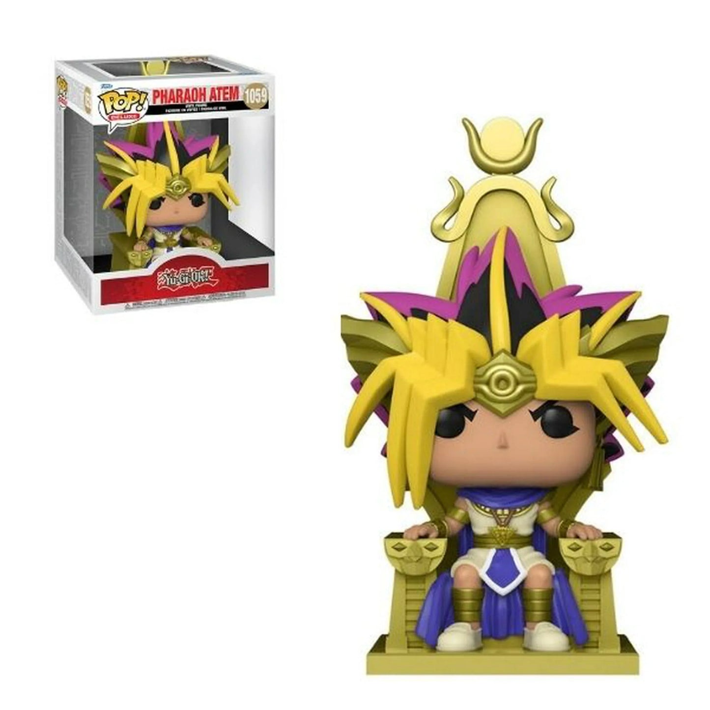 Funko Pop! Deluxe: Yu-Gi-Oh 25th Anniversary Atem Pharaoh Yugi (Metallic) Vinyl Figure #1059