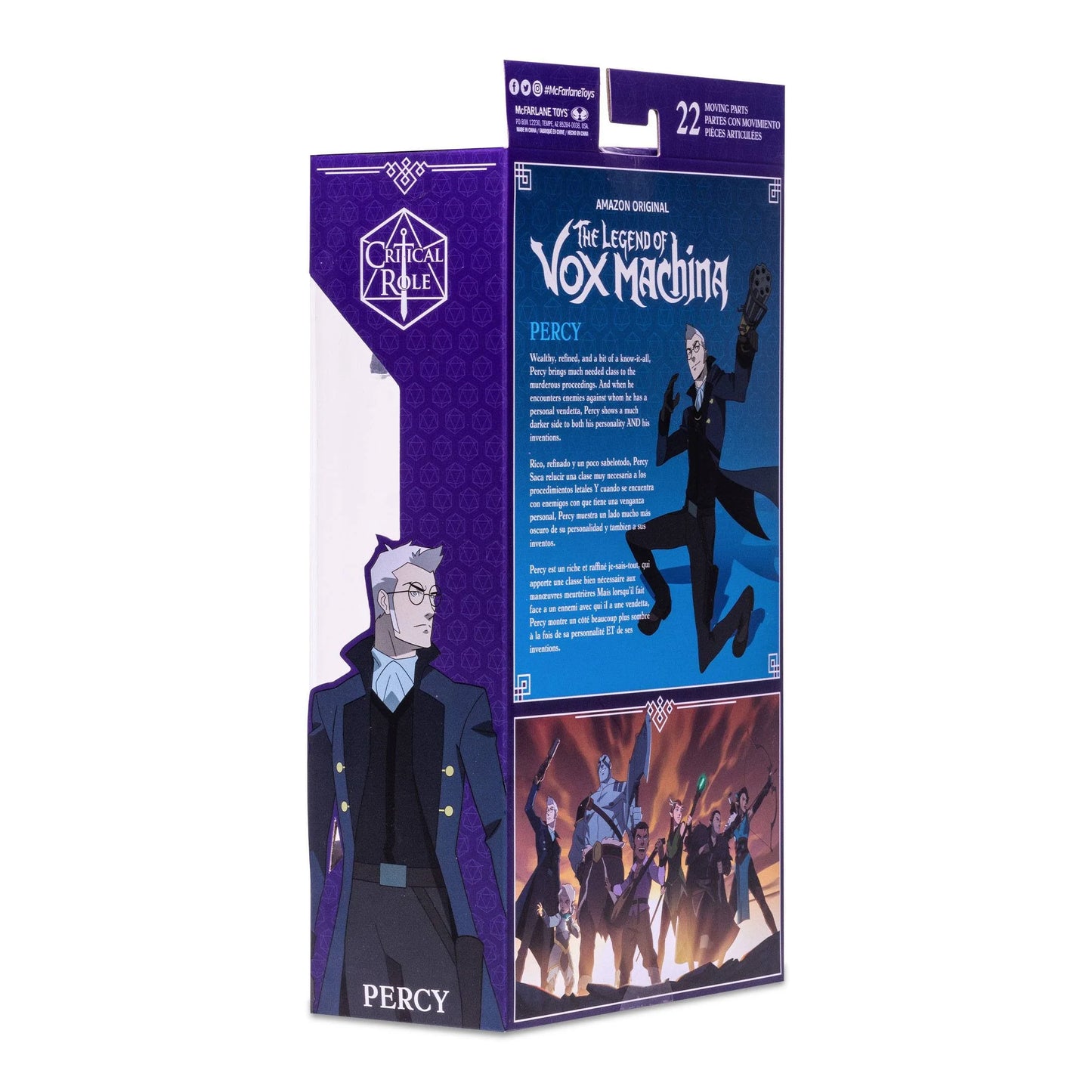 McFarlane Toys The Legend of Vox Machina Critical Role Percy 7” Action Figure