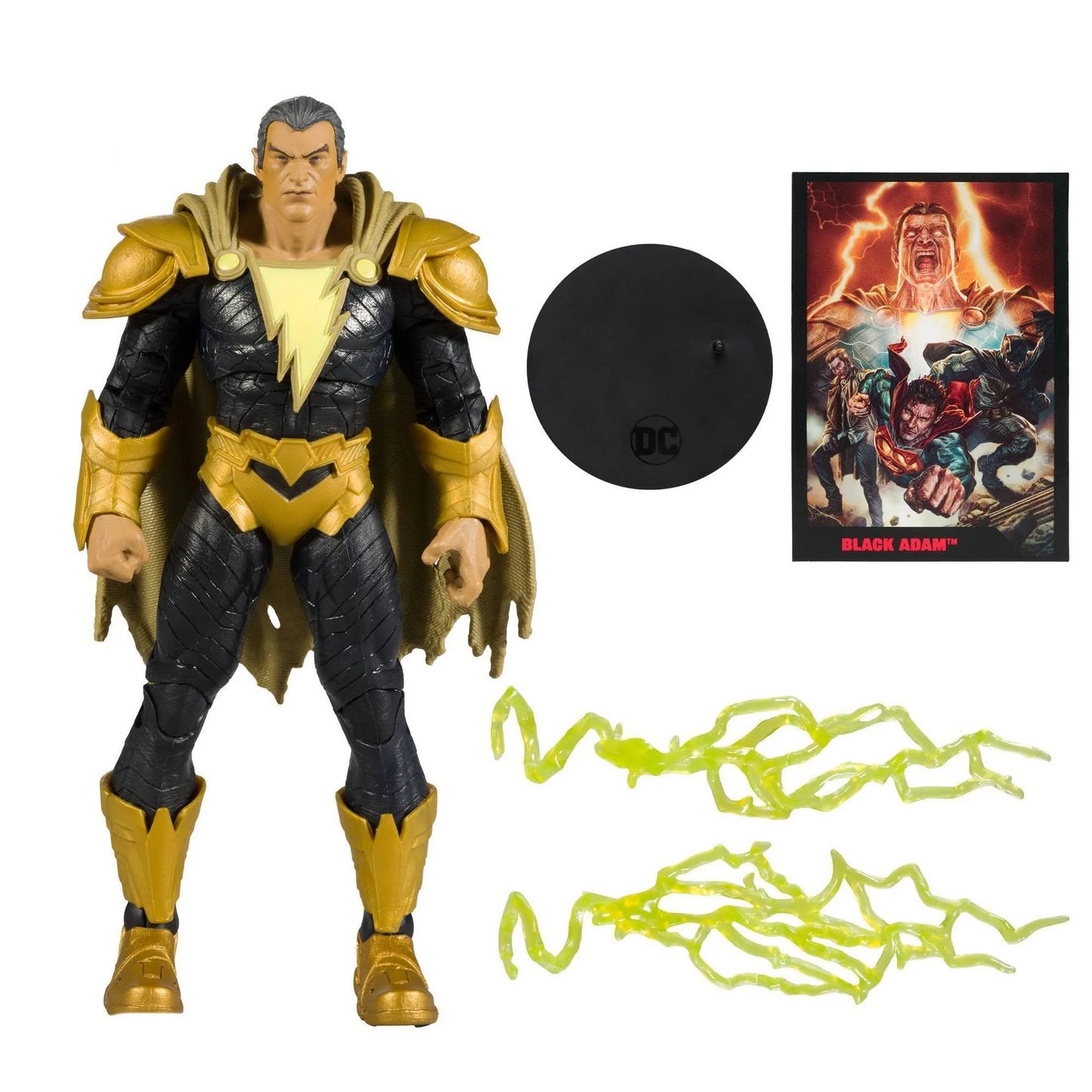 DC Direct Black Adam 7" Action Figure with Exclusive Comic Book