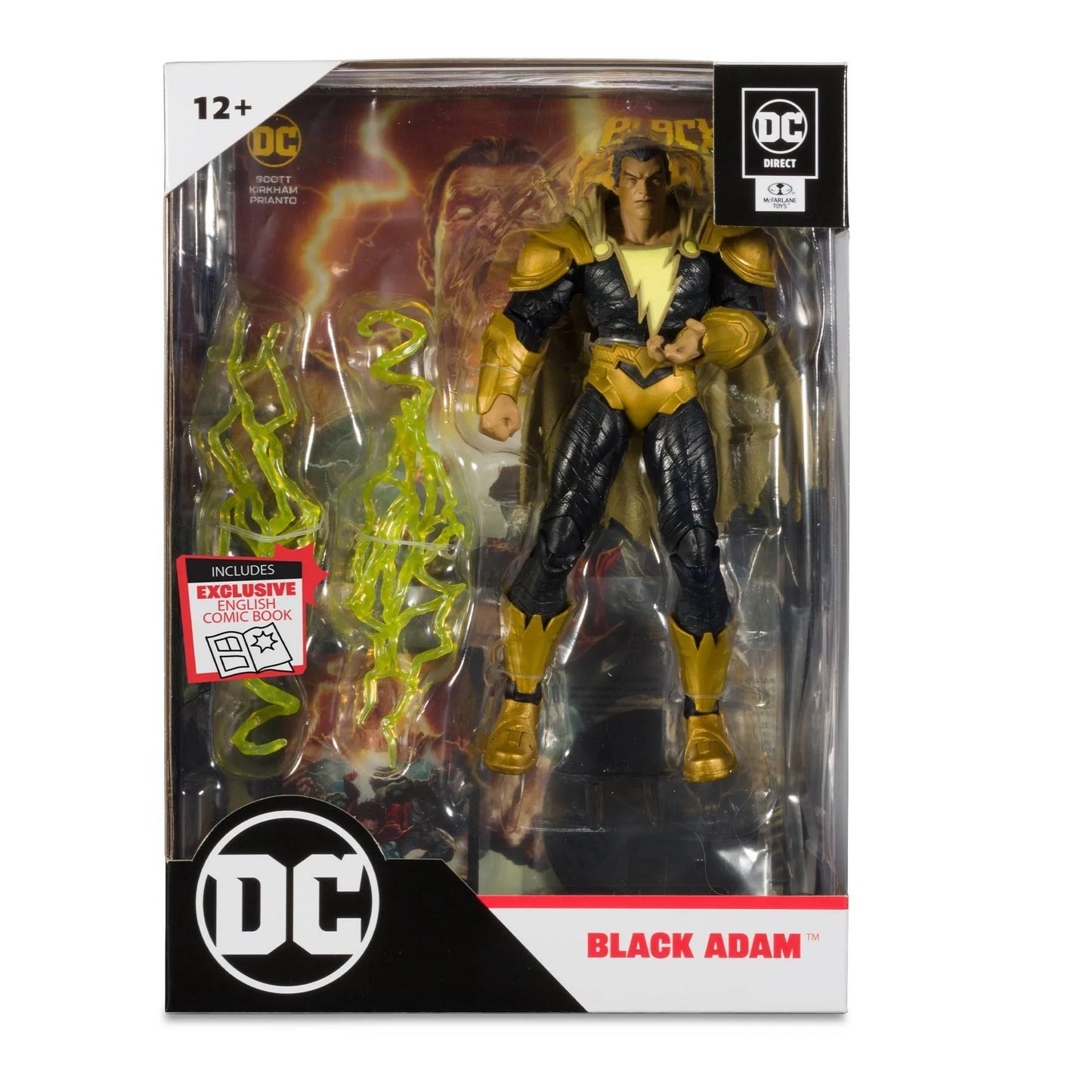 DC Direct Black Adam 7" Action Figure with Exclusive Comic Book