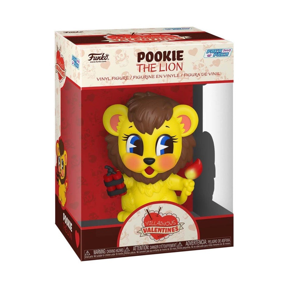 Funko Villainous Valentines Pookie the Lion 3.5-in Vinyl Figure