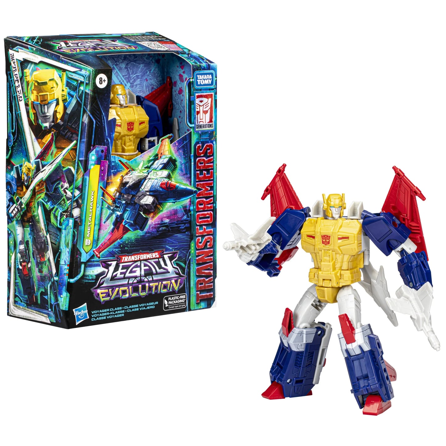 Transformers Legacy Evolution Voyager Metalhawk Converting Action Figure