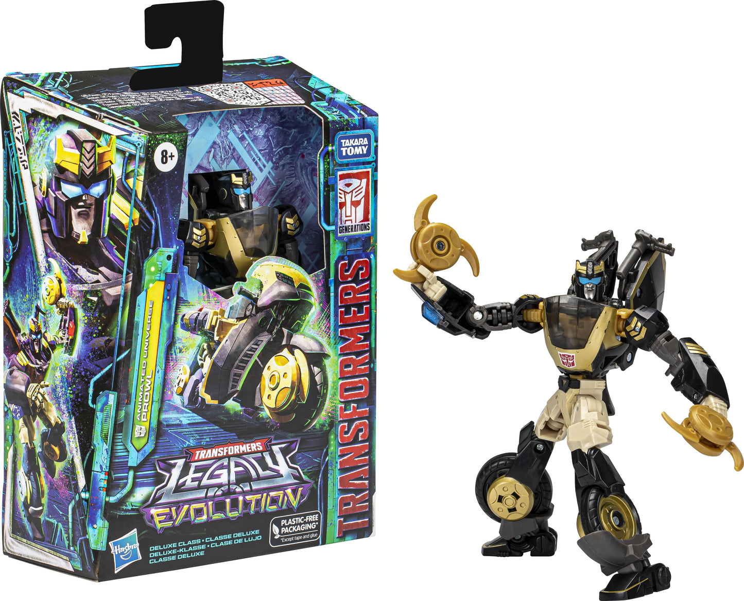 Transformers Legacy Evolution Deluxe Animated Universe Prowl Action Figure