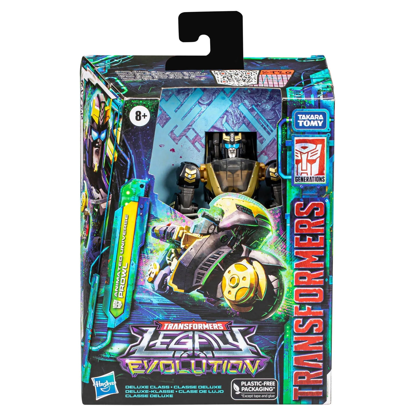 Transformers Legacy Evolution Deluxe Animated Universe Prowl Action Figure