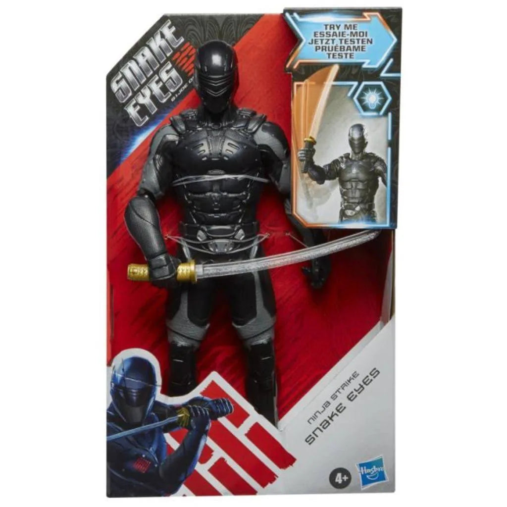 G.I. Joe Origins Ninja Strike Snake Eyes Collectible 12-Inch Scale Figure with Action Feature