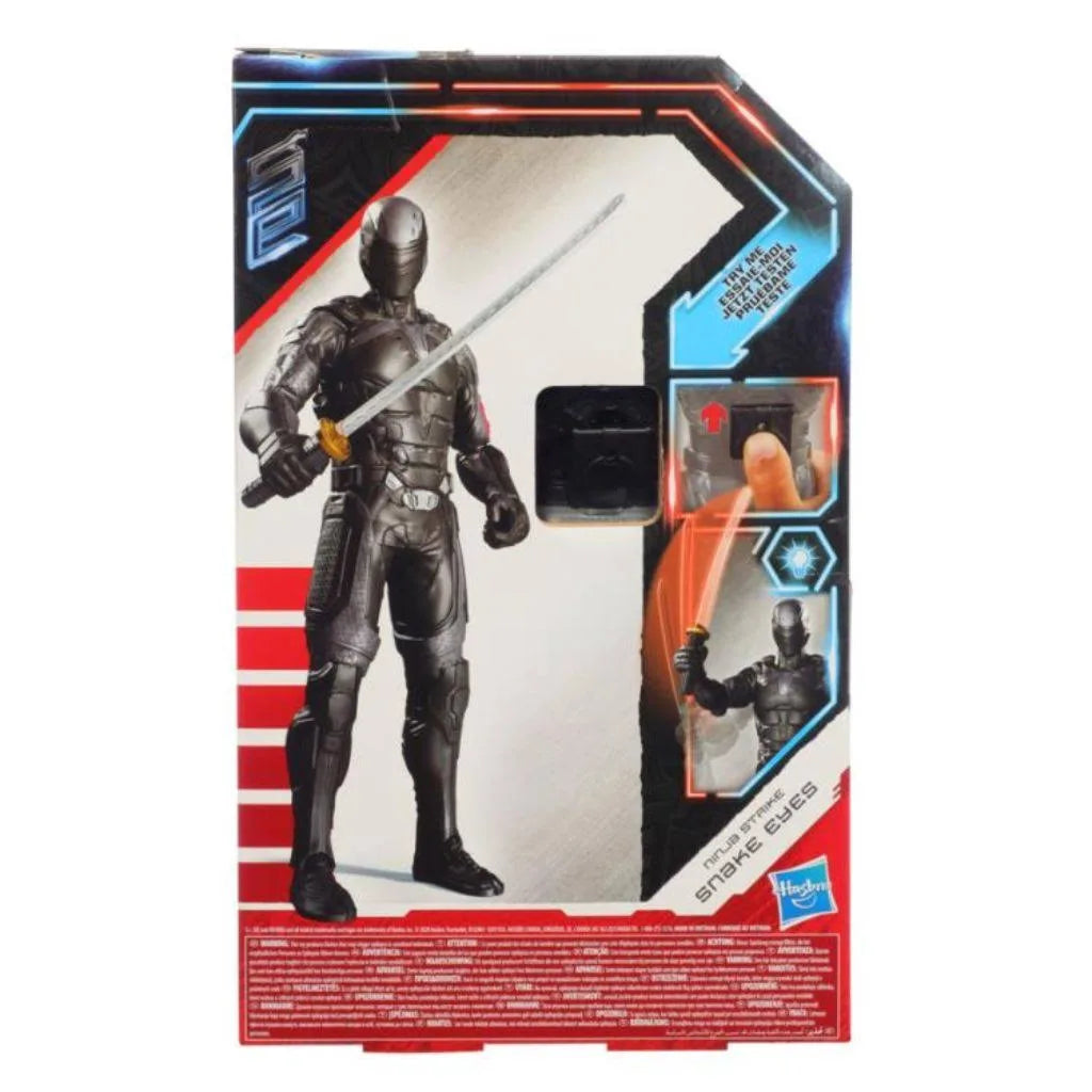 G.I. Joe Origins Ninja Strike Snake Eyes Collectible 12-Inch Scale Figure with Action Feature