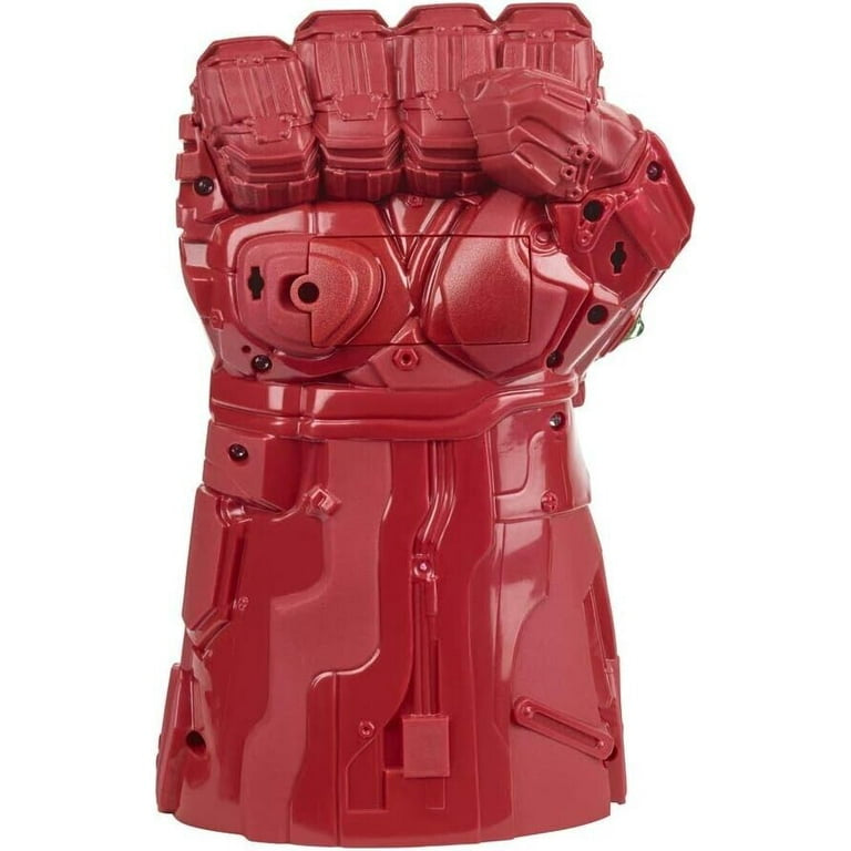 Marvel Avengers Endgame Red Infinity Gauntlet Electronic Fist Roleplay Light & Sounds
