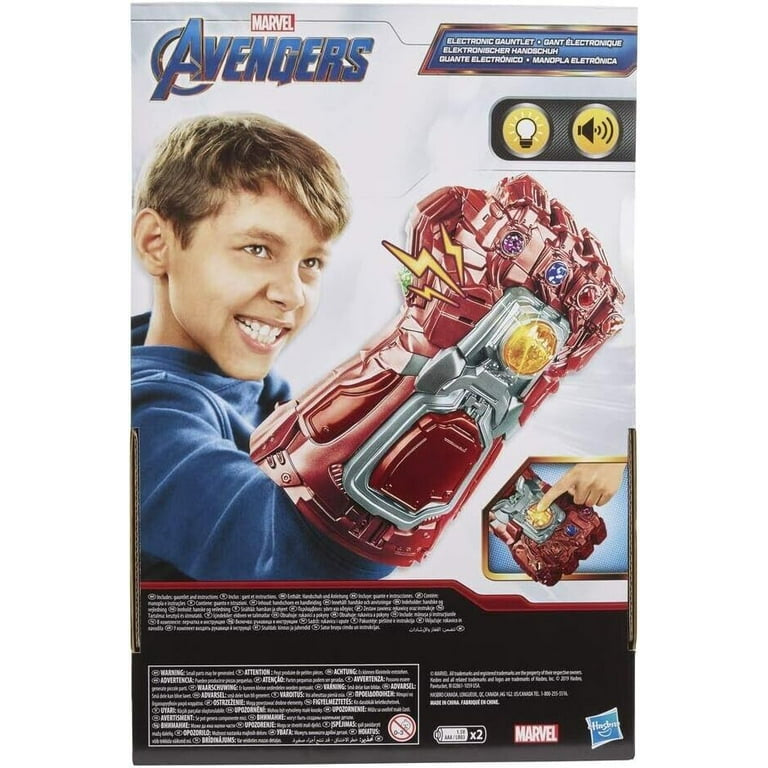 Marvel Avengers Endgame Red Infinity Gauntlet Electronic Fist Roleplay Light & Sounds