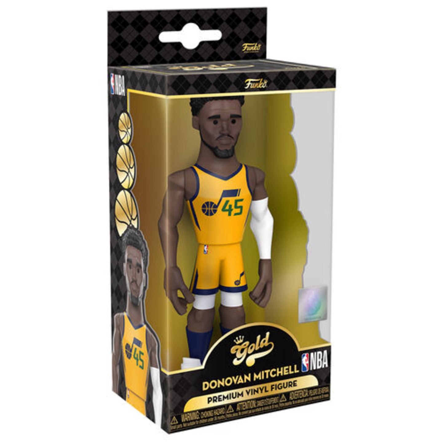 Funko Gold NBA: Utah Jazz Donovan Mitchell 5-in *CHASE* Vinyl Figure