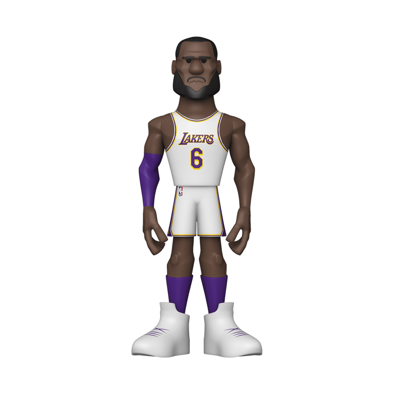 NBA Funko Gold Lakers LeBron James 5-Inch Premium Vinyl Figure “Chase”
