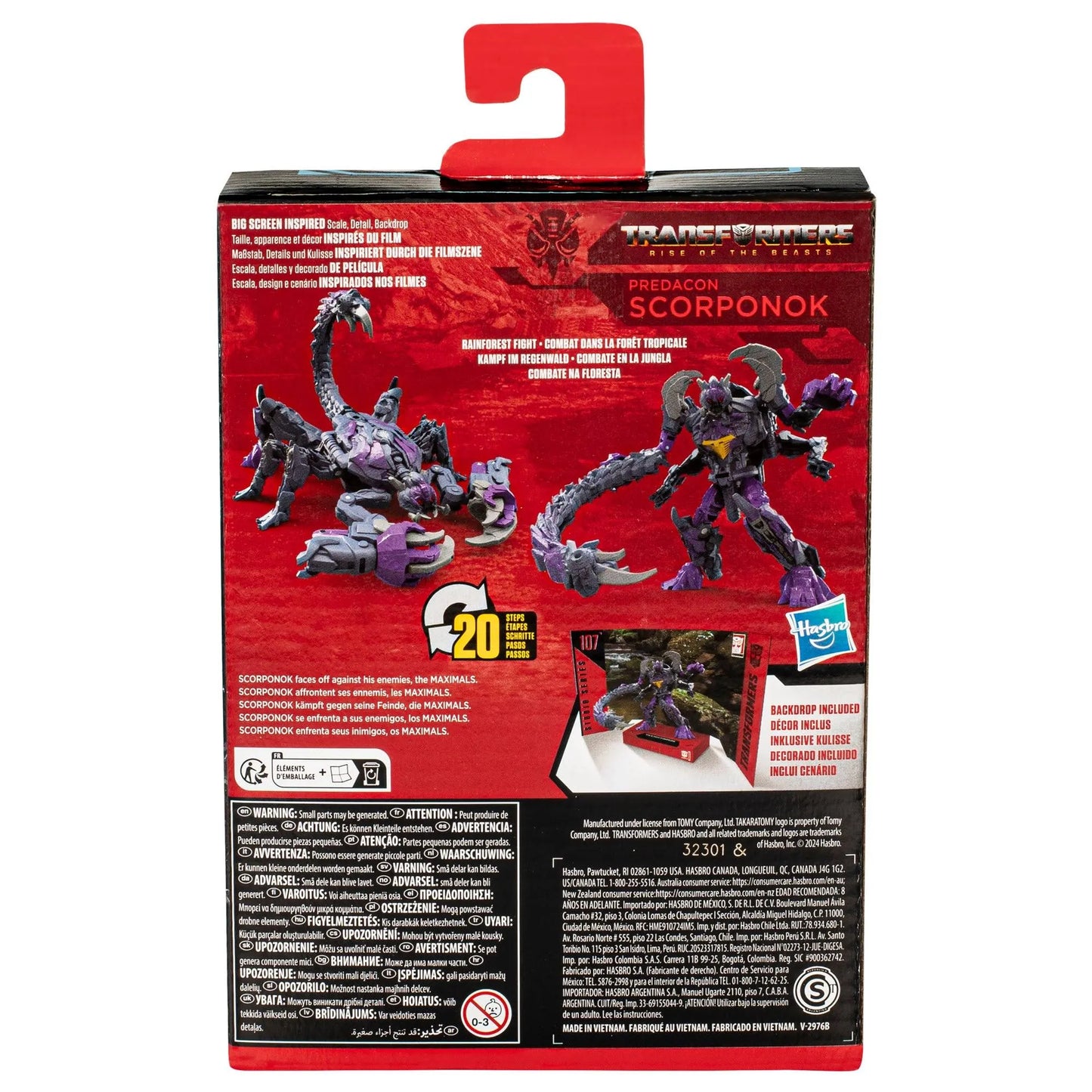 Transformers Studio Series 107 Deluxe Predacon Scorponok
