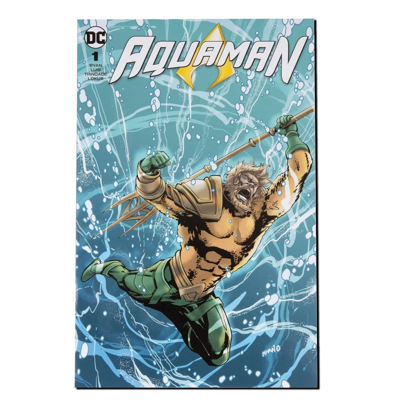DC Direct Aquaman Page Punchers 7" Action Figure with Comic Book