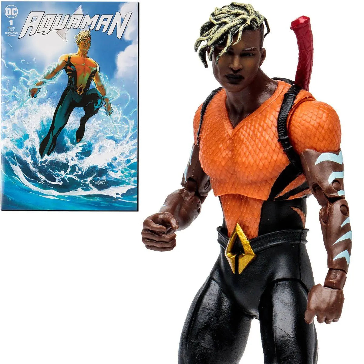 DC Direct Aquaman Aqualad Page Punchers 7" Action Figure with Comic Book