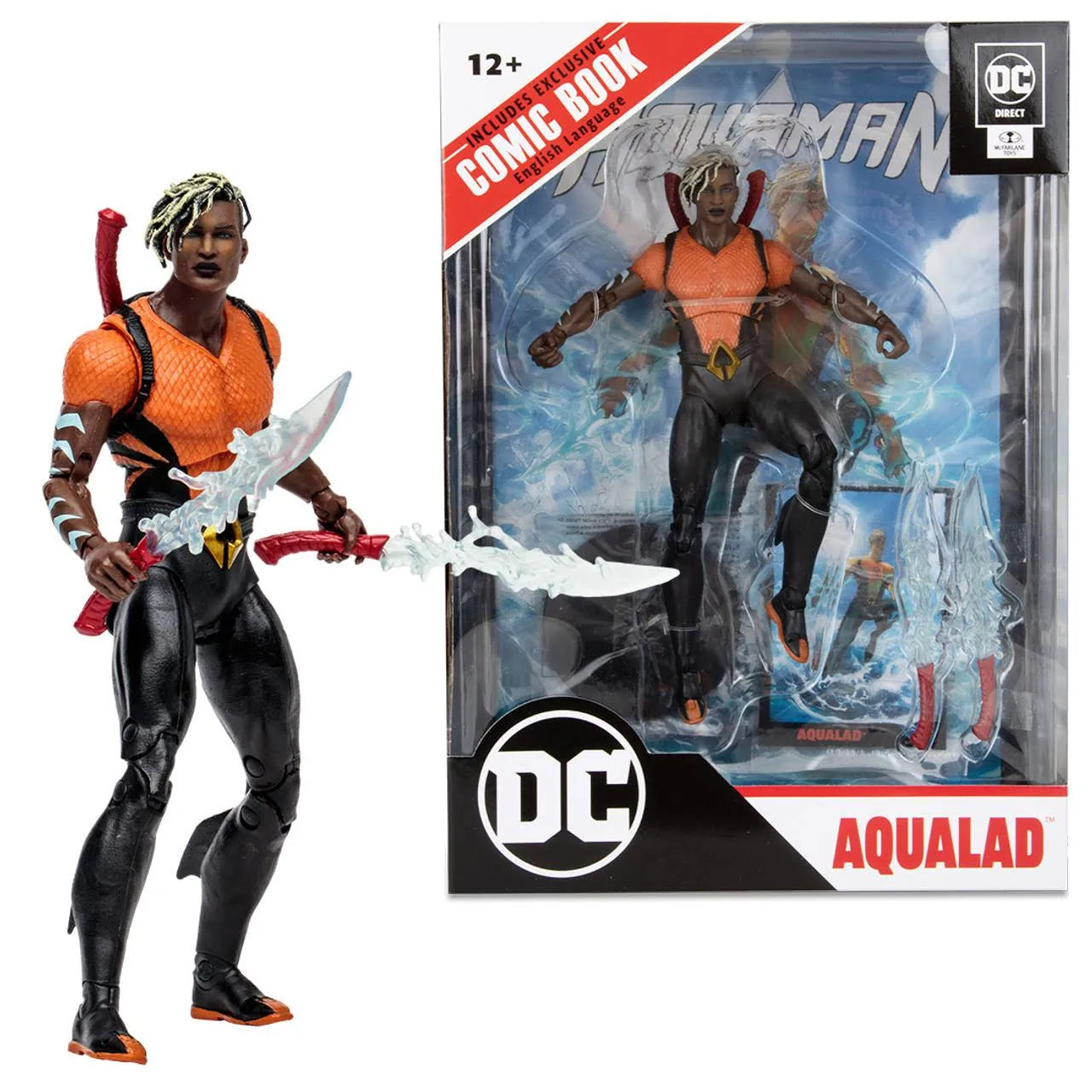 DC Direct Aquaman Aqualad Page Punchers 7" Action Figure with Comic Book
