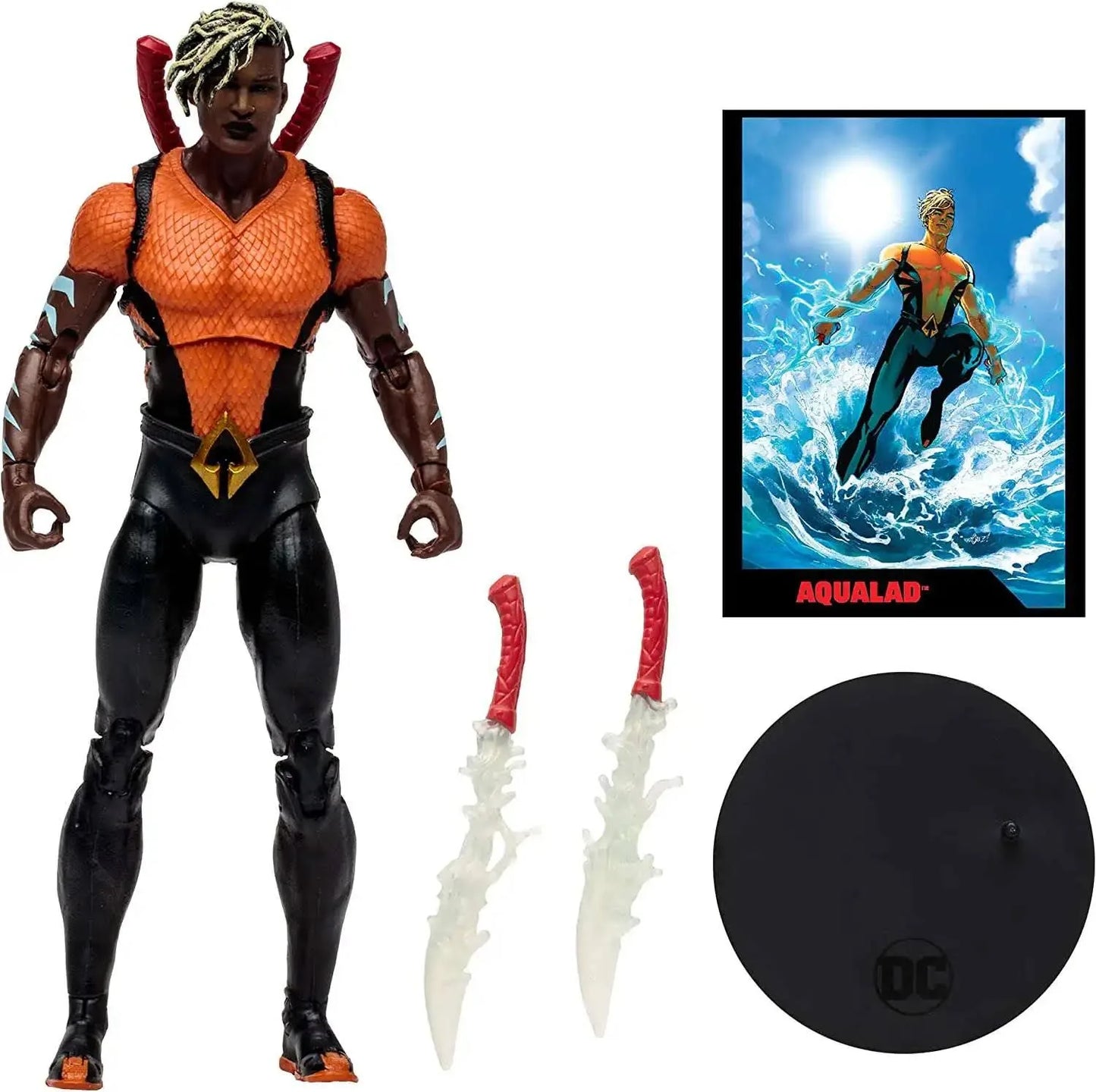DC Direct Aquaman Aqualad Page Punchers 7" Action Figure with Comic Book