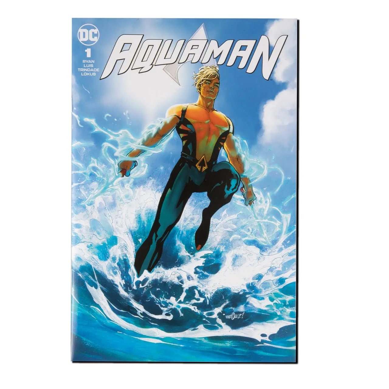 DC Direct Aquaman Aqualad Page Punchers 7" Action Figure with Comic Book