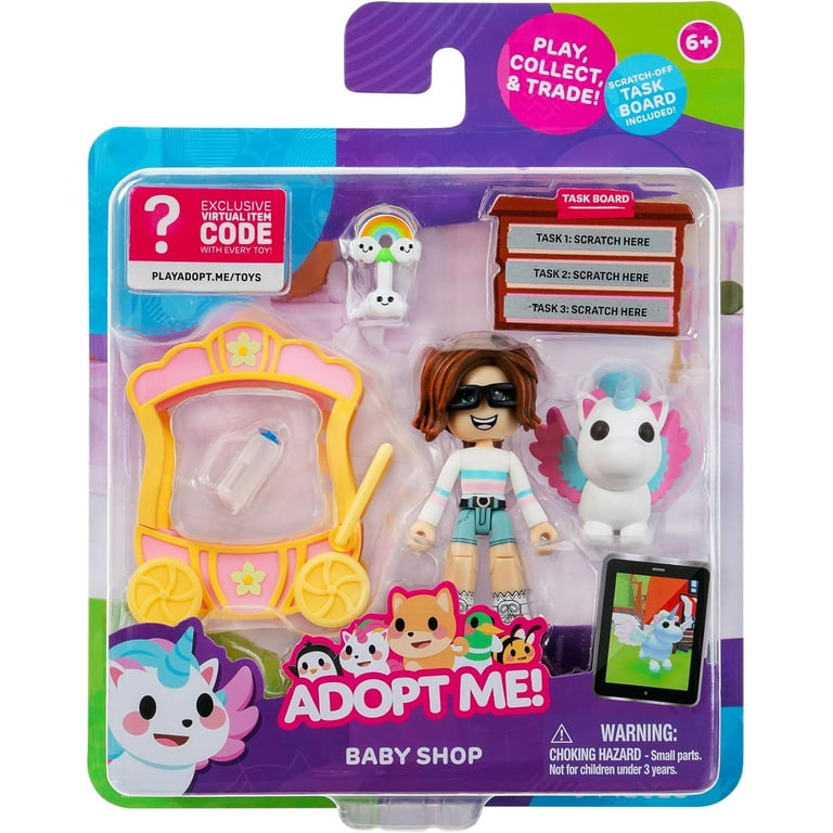 Adopt Me! Baby Shop Friends Pack Top Online Game Fun, Collectible Figures