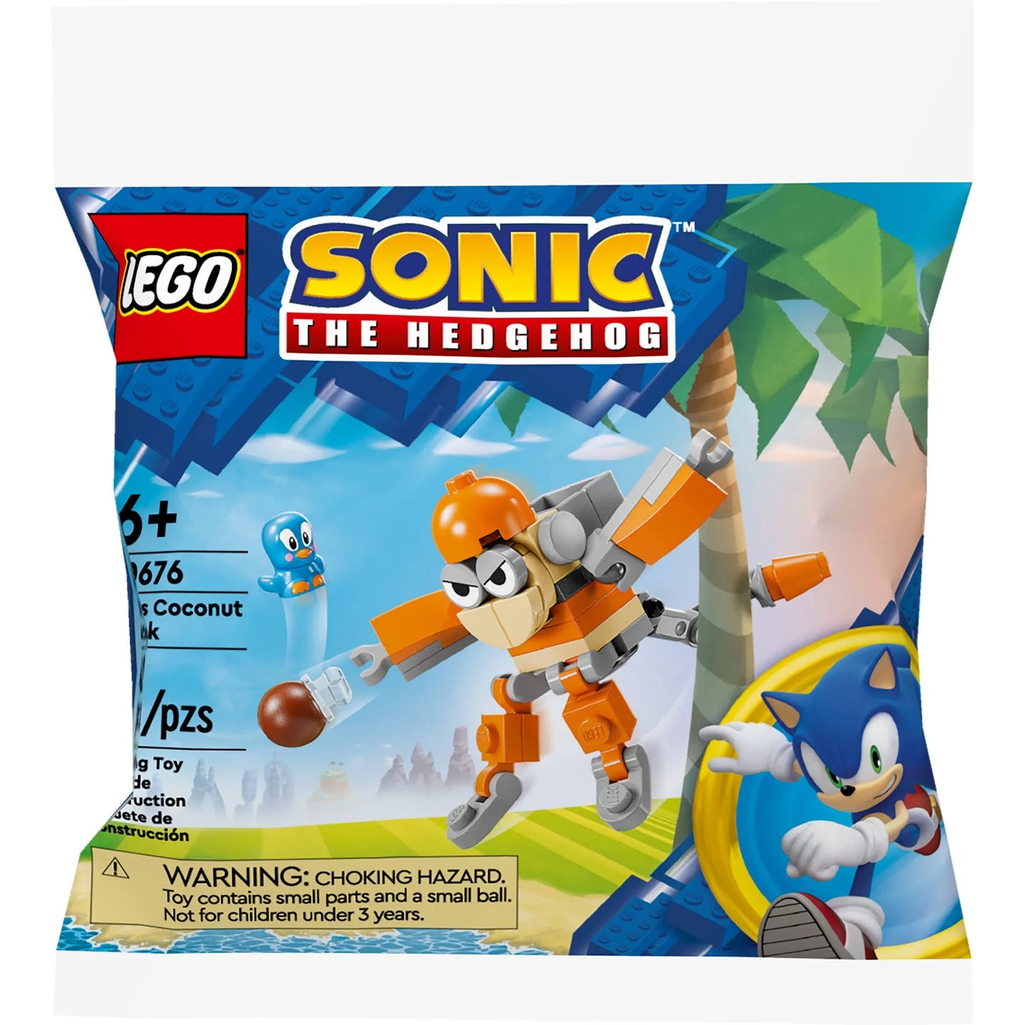 Lego Sonic The Hedgehog Kiki's Coconut Attack 30676