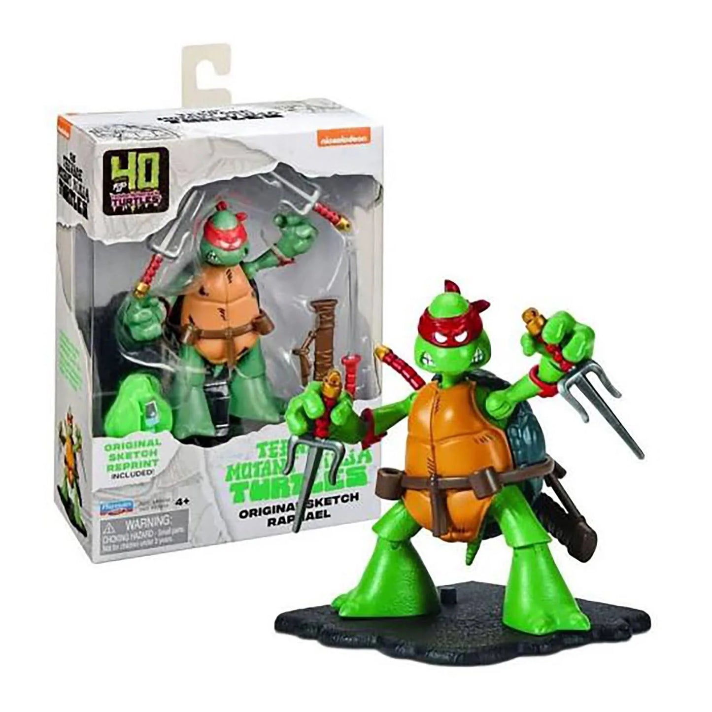 40th Years of Teenage Mutant Ninja Turtles Original Sketch Raphael Action Figure