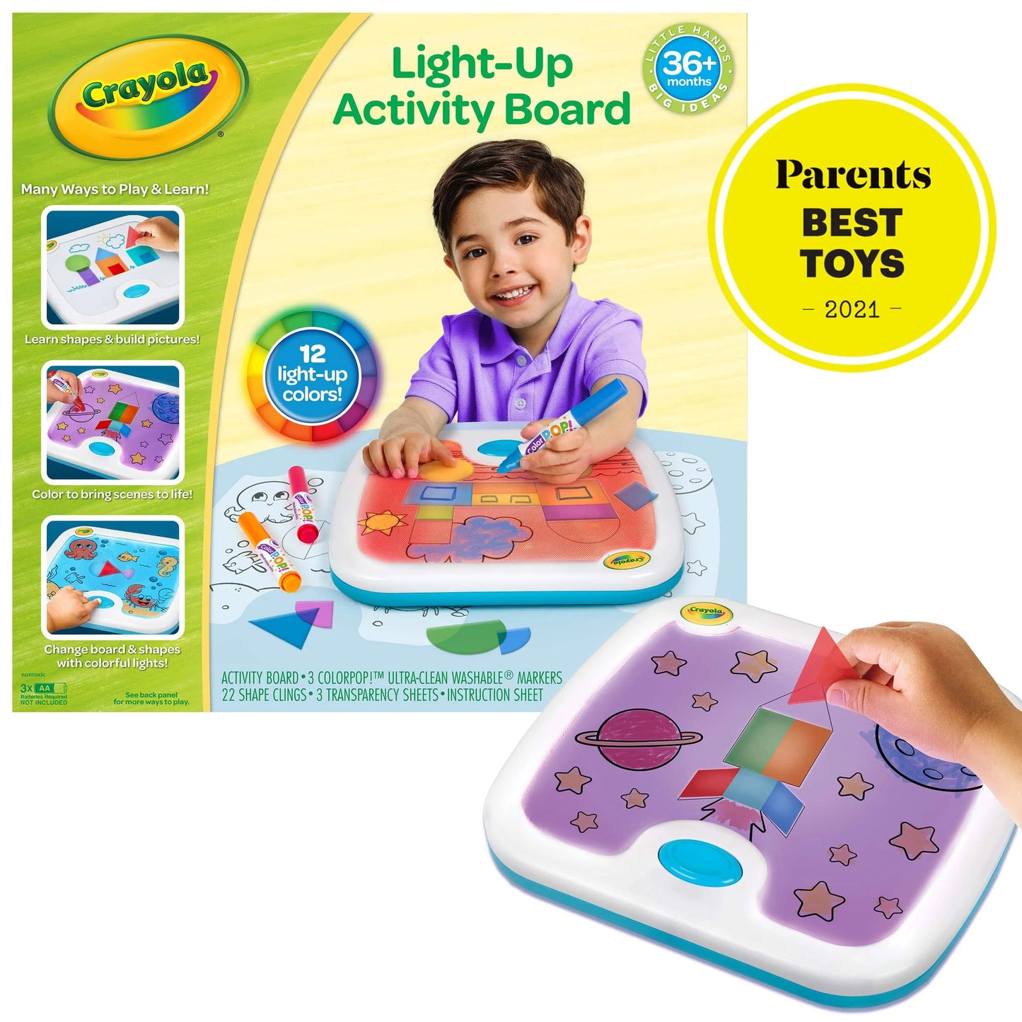 Crayola Light Up Activity Board, Sensory Light Box, Light Up Coloring Board,