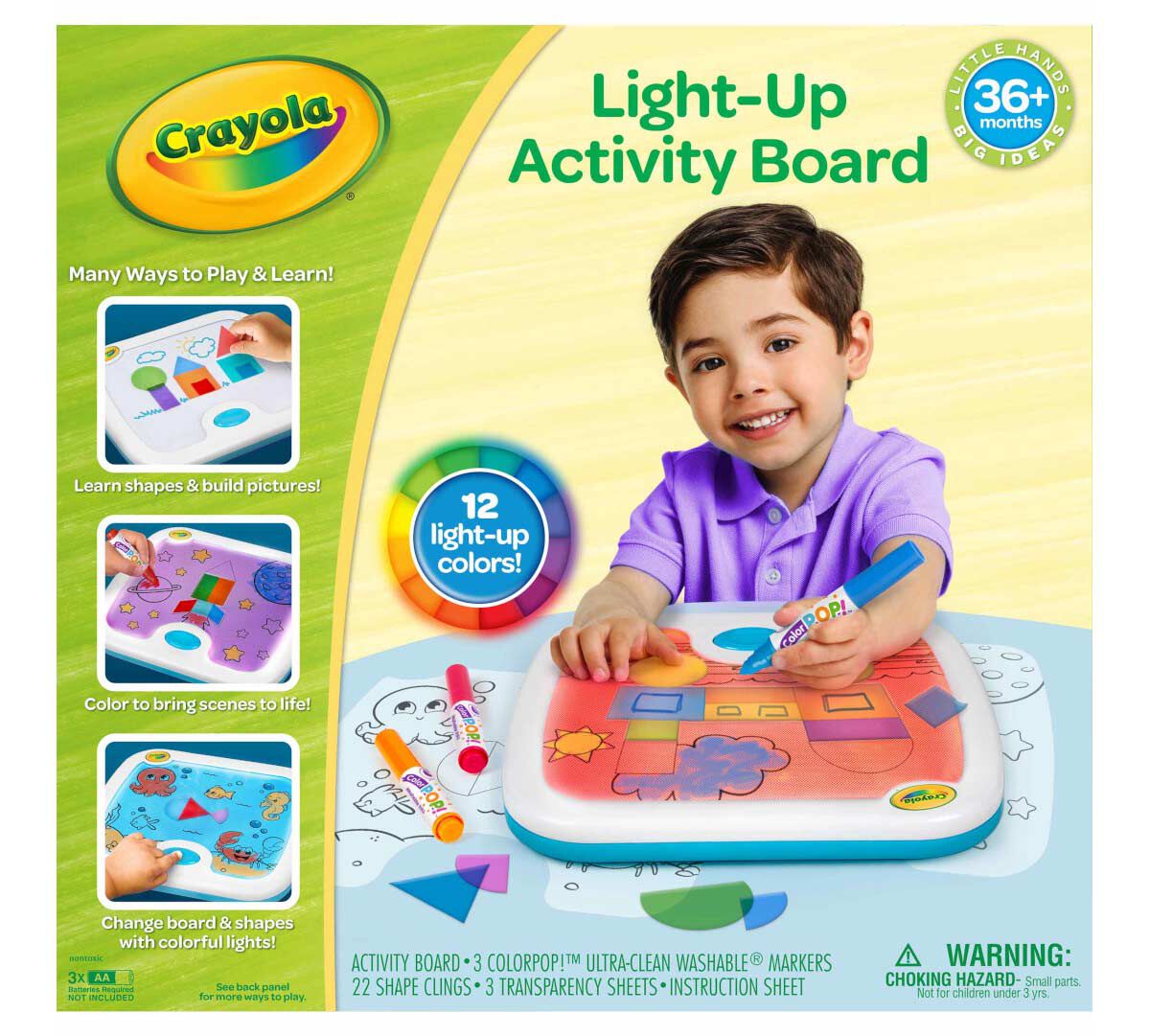 Crayola Light Up Activity Board, Sensory Light Box, Light Up Coloring Board,