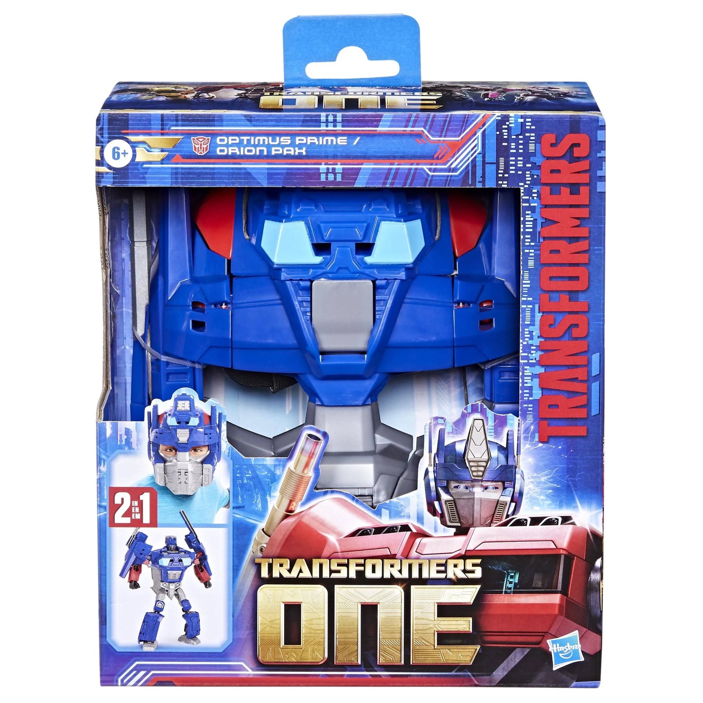 Transformers One 2-in-1 Optimus Prime Figure Converting Mask