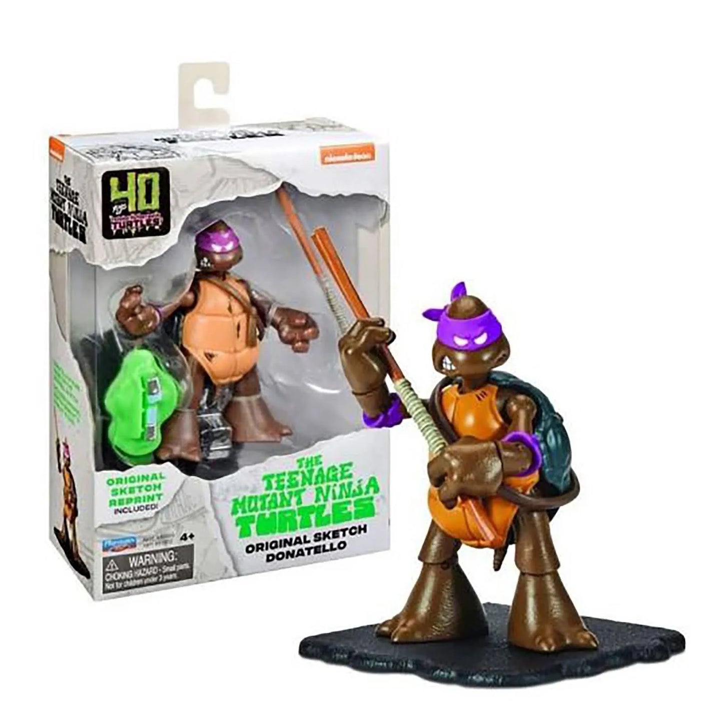 40th Years of Teenage Mutant Ninja Turtles Donatello Original Sketch Action Figure
