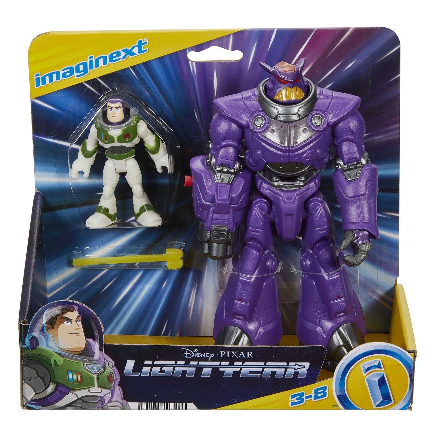 Disney Buzz Lightyear - Imaginext Battle Blast Zurg Space Robot Action Figure