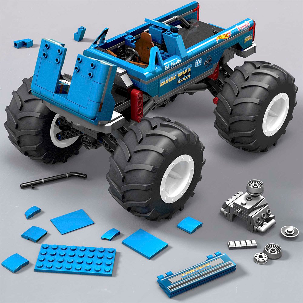 Mega Hot Wheels Monster Truck 1:18 Scale Diecast and Building Set HHD20
