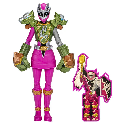 Power Rangers Dino Fury Smash Armor Pink Ranger, Action Figures