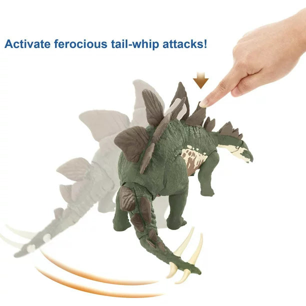 Jurassic World Mega Destroyers Stegasaurus Action Figure with Attack Feature