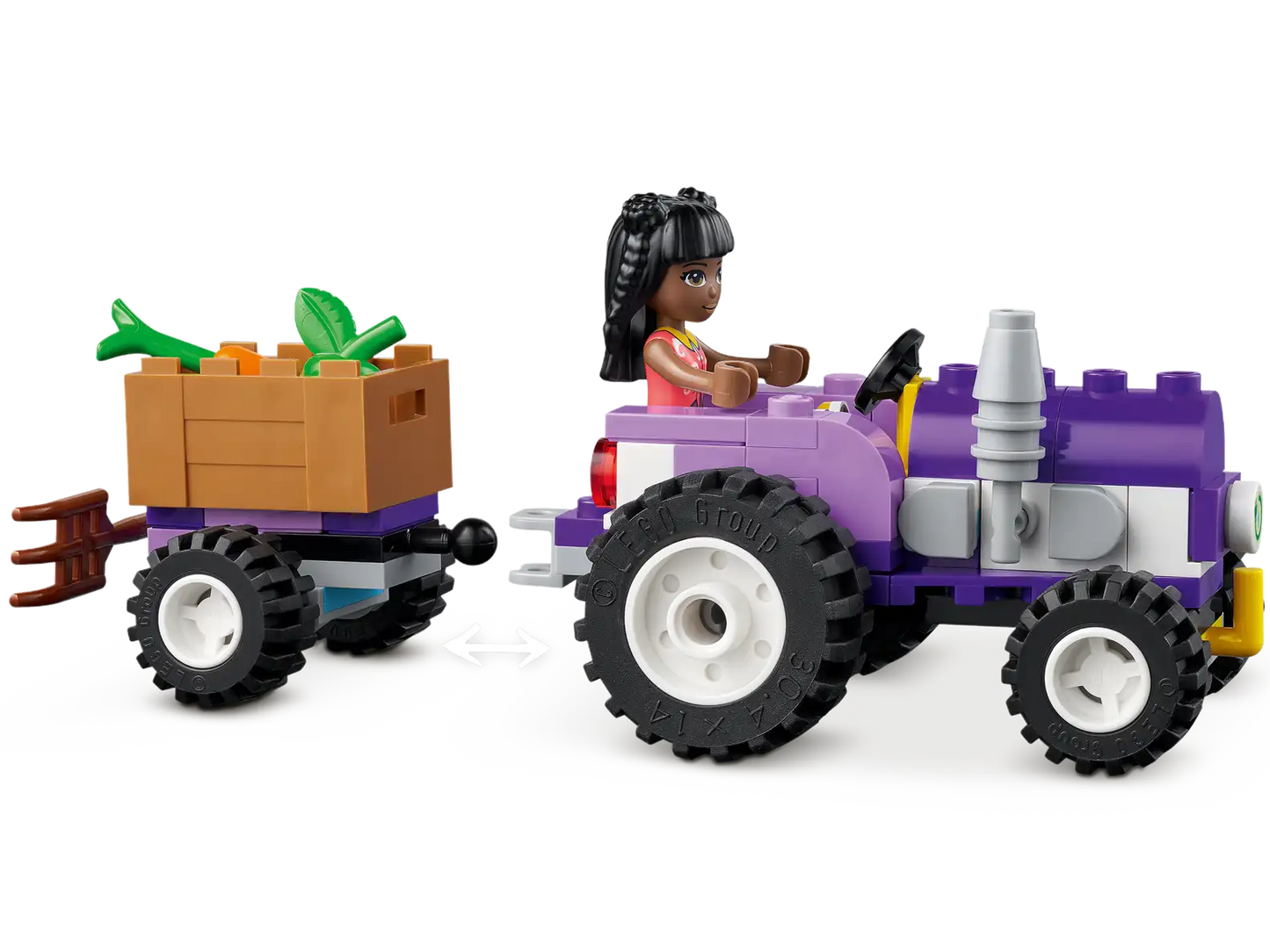 LEGO Friends Organic Farm House Set with Toy Horse, Stable, Tractor and Trailer plus Animal Figures #41721