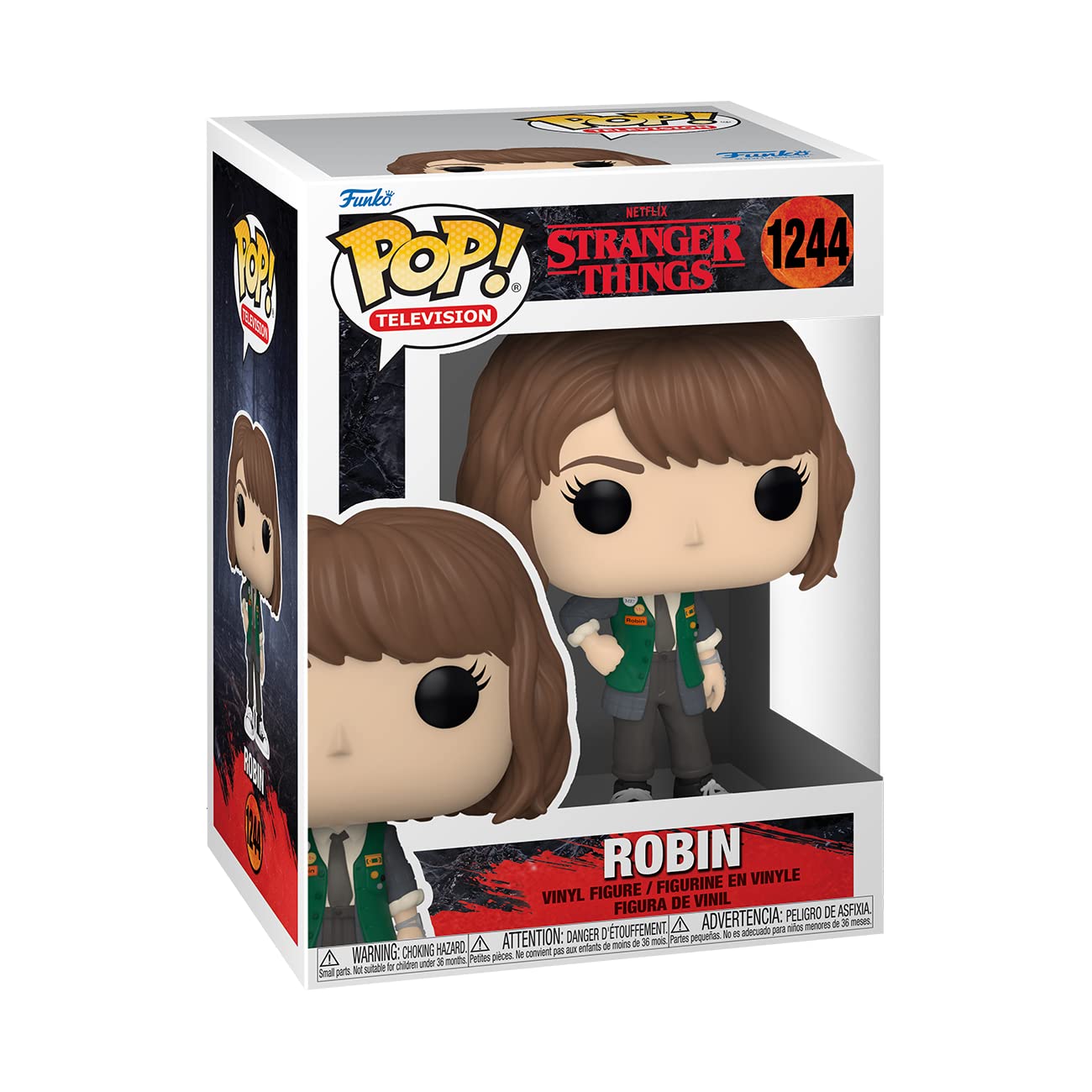 Funko Pop Television Stranger Things Robin 3.8-in Vinyl Figure #1244
