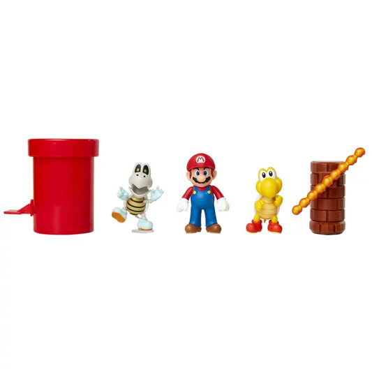 Super Mario Nintendo Dungeon 2-1/2” Multi-Pack Diorama Action Figure Set