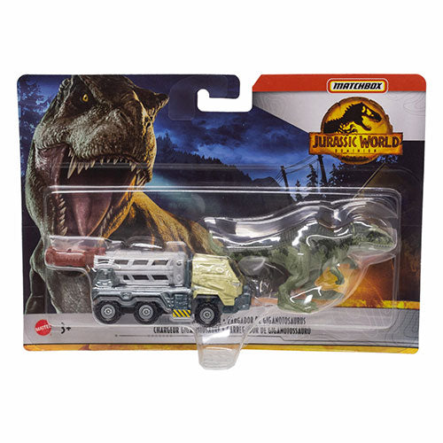 Jurassic World Dominion Giganotosaurus Loader Matchbox Transporter Dino Figure